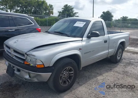 2002 Dodge Dakota Sport из США, поврежденный, VIN 1B7FL36NX2S522194